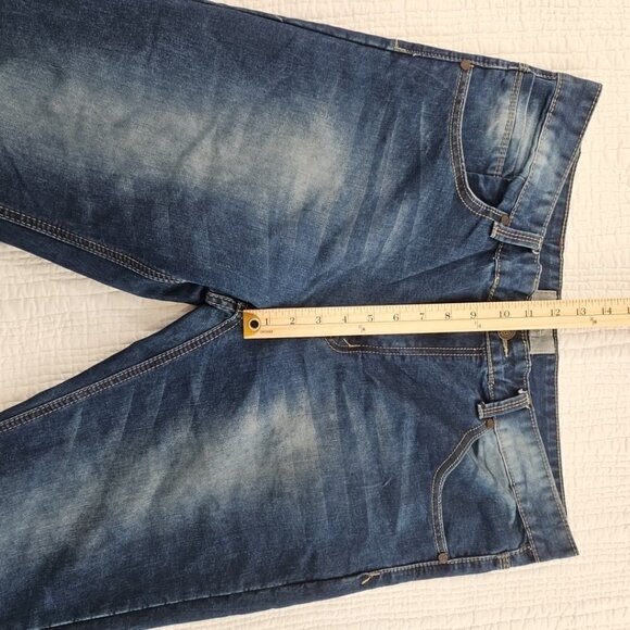 VTG United Denim of America Jeans Men's 38x32 Med Wash Stretch Straight EUC - Picture 6 of 16